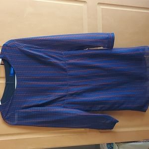 Anonyme Black, Red, and Blue Dress Small